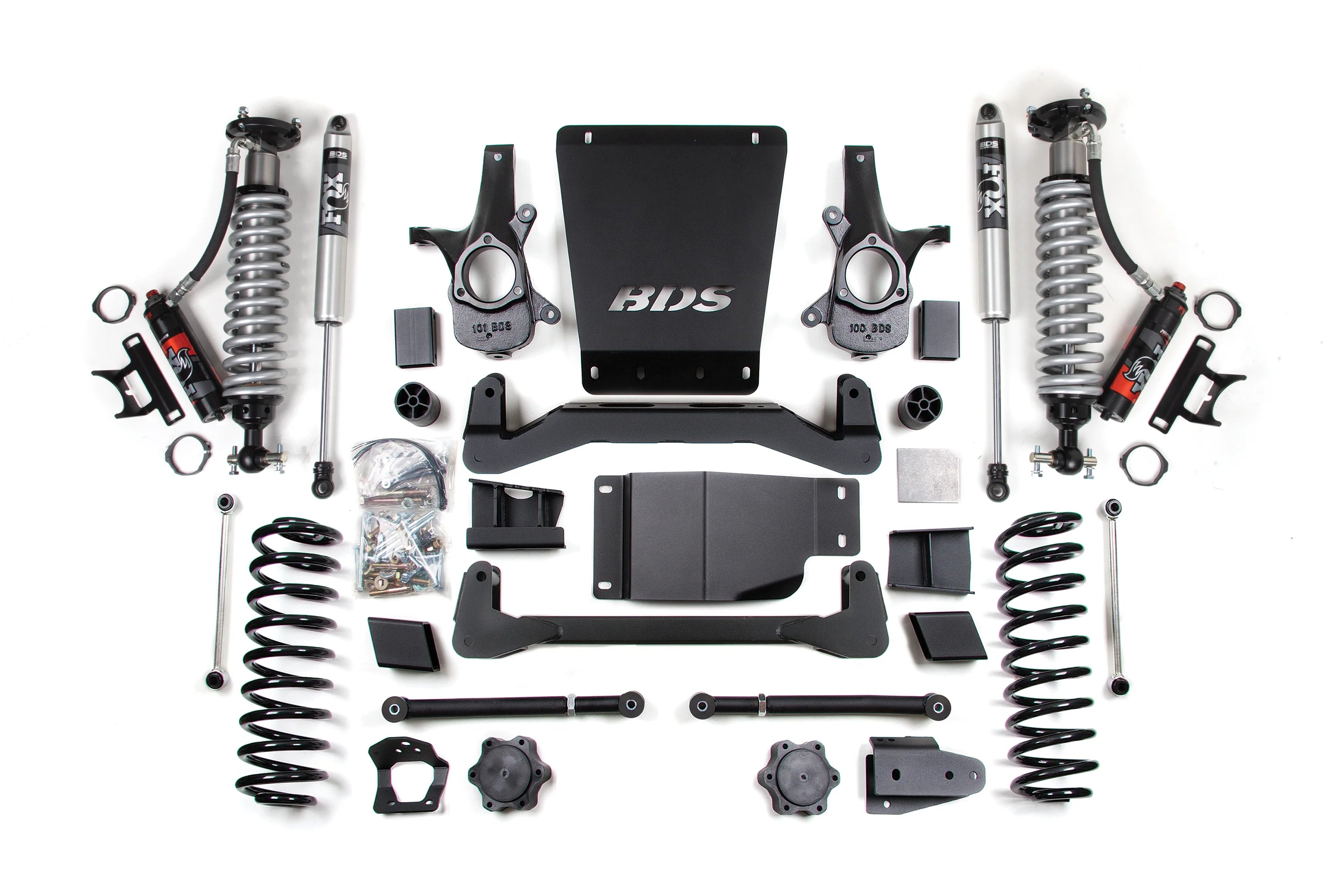 BDS 6-Inch Lift Kit | FOX 2.0 Performance Coil-Overs | FOX 2.0 Performance Rear | Avalanche/Suburban/Tahoe/Yukon 1500 4WD 2007-2014