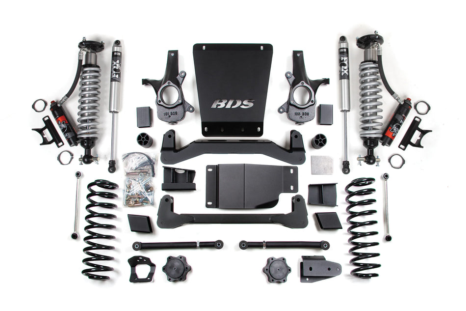 BDS 6-Inch Lift Kit | FOX 2.0 Performance Series Coil-Overs | FOX 2.0 Performance Series Rear Shocks | Chevy Avalanche / Suburban / Tahoe / GMC Yukon 1500 4WD 2007–2014 | SKU: 178PSS
