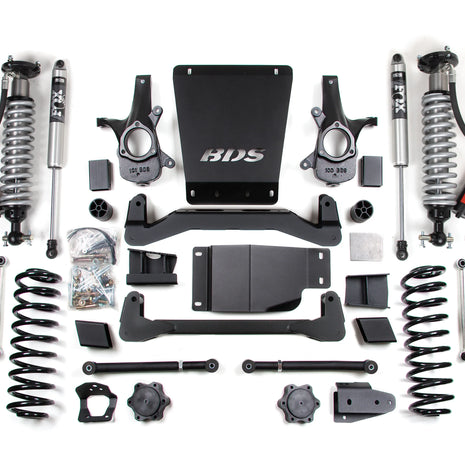 BDS 6-Inch Lift Kit | FOX 2.0 Performance Coil-Overs | FOX 2.0 Performance Rear | Avalanche/Suburban/Tahoe/Yukon 1500 4WD 2007-2014