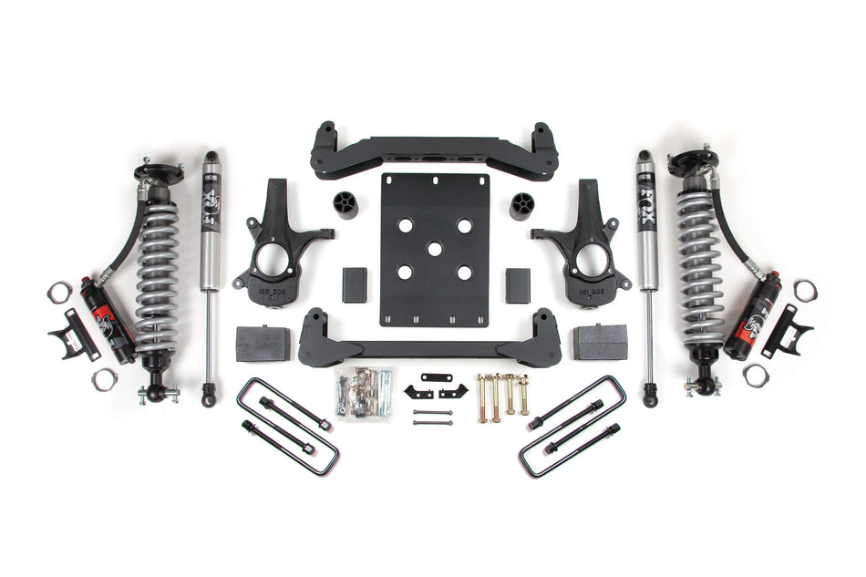 BDS 4-Inch Lift Kit | FOX 2.0 Performance Series Coil-Overs | 5-Inch Rear Block | Chevy Silverado / GMC Sierra 1500 2WD 2007–2013 | SKU: 186PSS