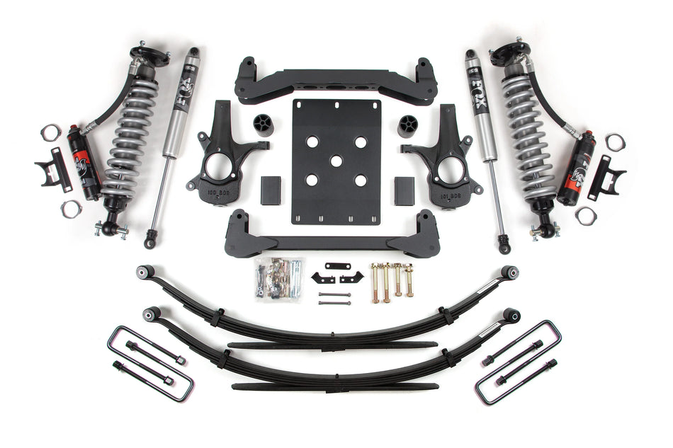 BDS 4-Inch Lift Kit | FOX 2.0 Performance Series Coil-Overs | Rear Leaf Springs | Chevy Silverado / GMC Sierra 1500 2WD 2007–2013 | SKU: 187PSS