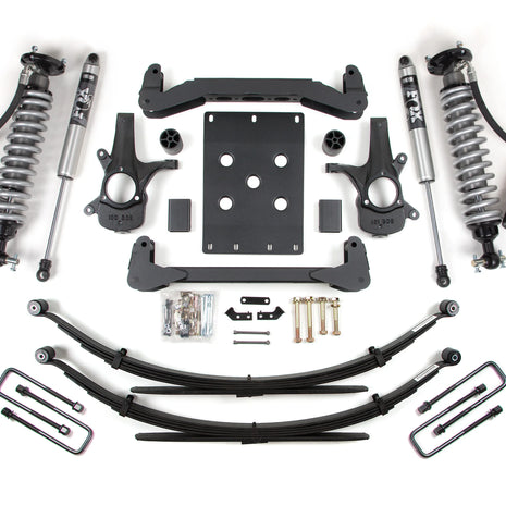 BDS 4-Inch Lift Kit | FOX 2.0 Performance Coil-Overs | Rear Leaf Springs | Silverado/Sierra 1500 2WD 2007-2013