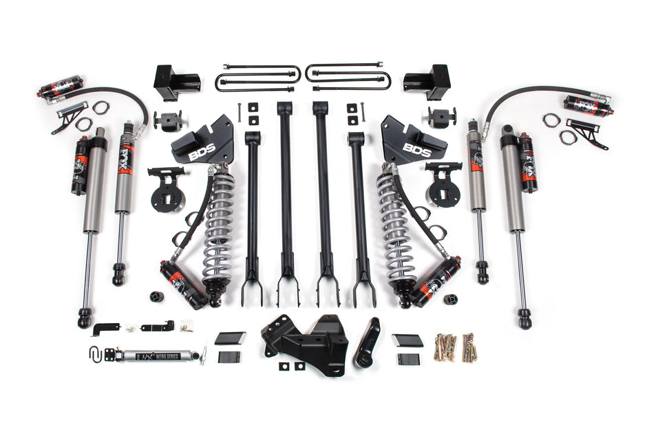 BDS 5-Inch 4-Link FOX 2.5 Performance Elite Coil-Over Conversion | Ford F-250/F-350 Super Duty 4WD Diesel 2020-2022