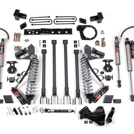 BDS 6-Inch 4-Link FOX 2.5 Performance Elite Coil-Over Conversion | Ford F-350 Super Duty DRW 4WD Diesel 2020-2022