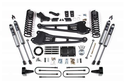 BDS 6-Inch Radius Arm Lift Kit | FOX 2.5 Performance Elite | Ram 3500 4WD Diesel 2013–2018 | SKU: 2104FPE