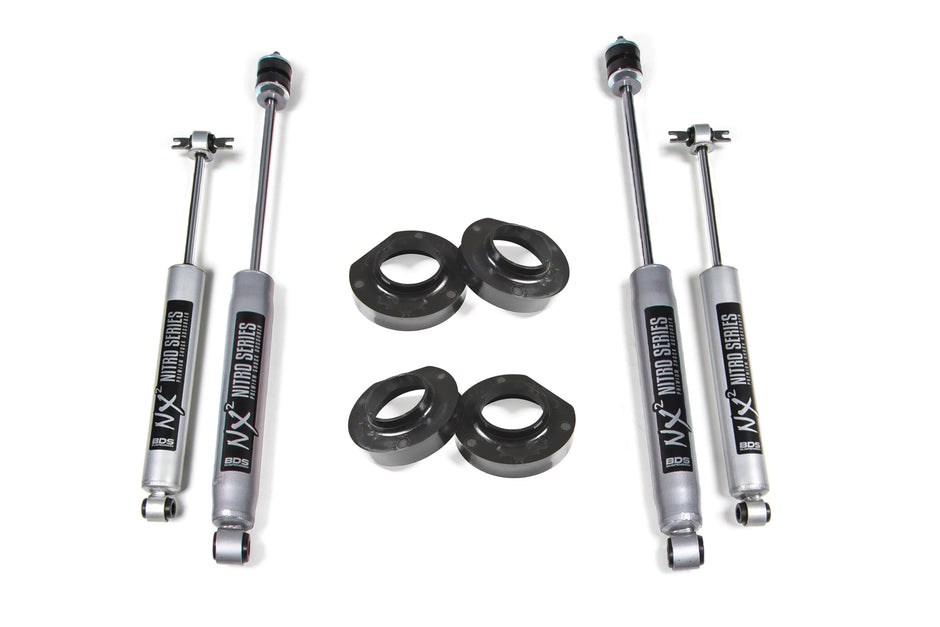 BDS 0.75-Inch Lift Kit | Front Coil Spring Spacers | NX2 Nitro Shocks | Jeep Wrangler TJ/LJ 1997-2006