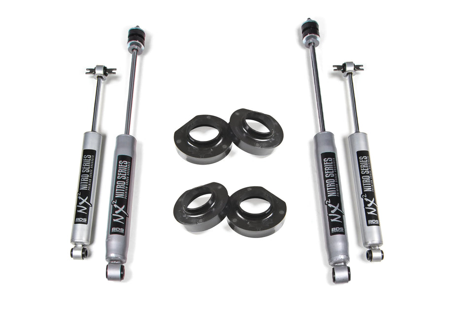 BDS 0.75-Inch Lift Kit | Front Coil Spring Spacers | NX2 Nitro Shocks | Jeep Wrangler TJ / LJ 1997–2006 | SKU: 415H