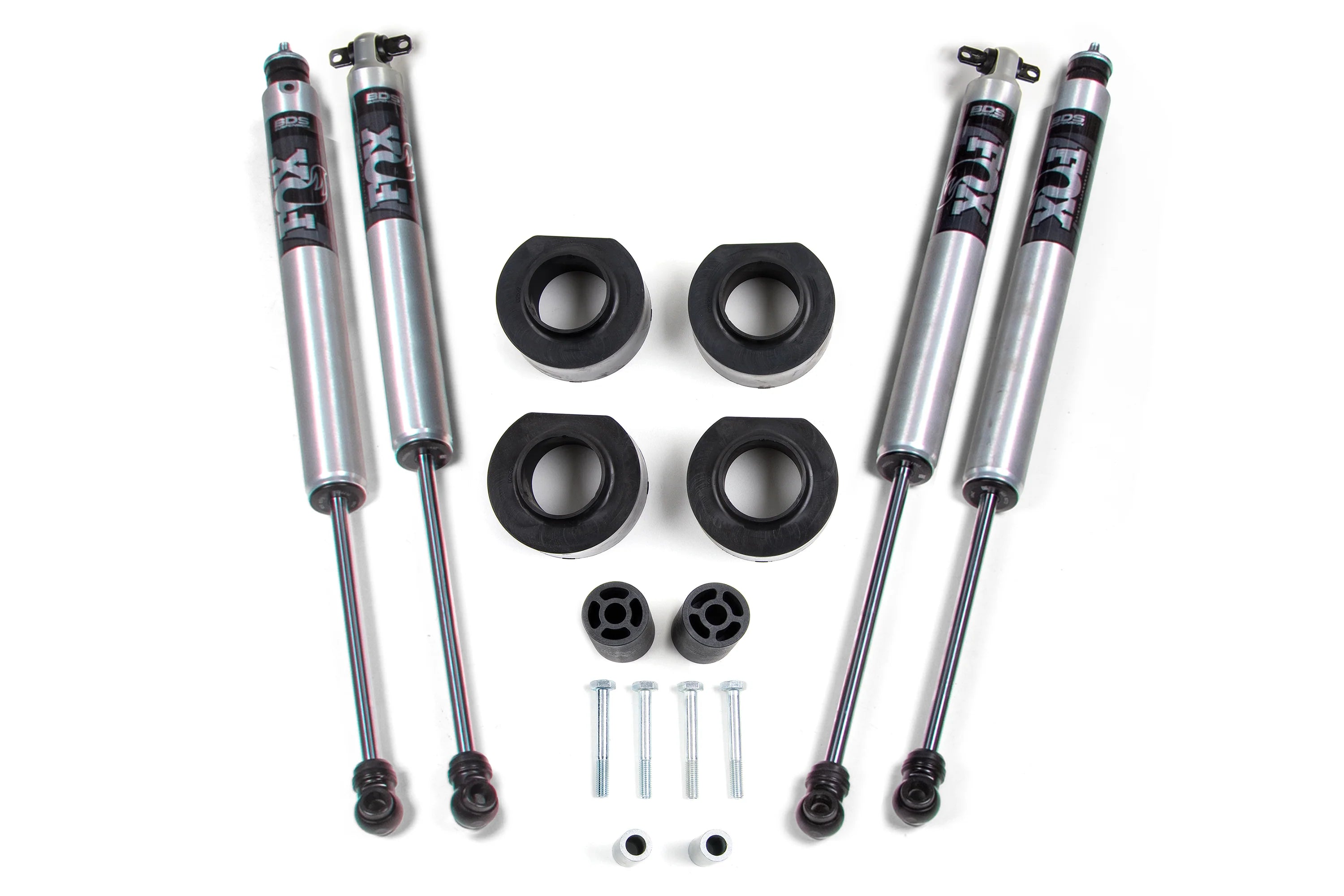 BDS 1.75-Inch Lift Kit | Front and Rear Coil Springs | FOX 2.0 Performance Shocks | Jeep Wrangler TJ/LJ 1997-2006