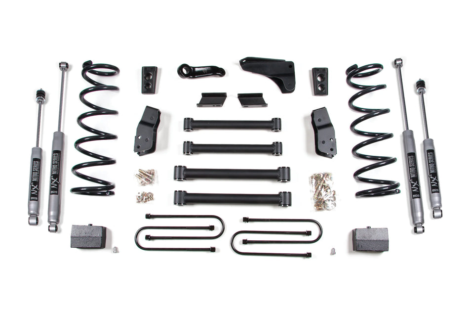 BDS 6-Inch Lift Kit | FOX 2.0 Shocks | Leaf Springs + 3.5-Inch Axle Block | Ram 2500 4WD Gas 2009–2013 | SKU: 676FS