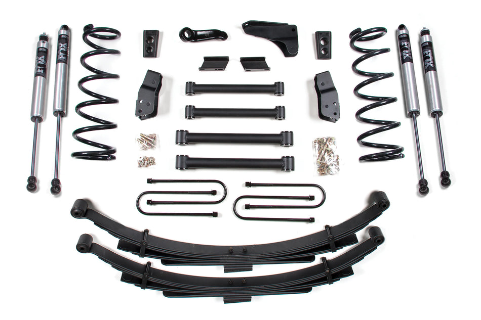 BDS 6-Inch Lift Kit | FOX 2.0 Shocks | Leaf Springs + 4-Inch Axle Block | Ram 2500 4WD Gas 2009–2013 | SKU: 677FS