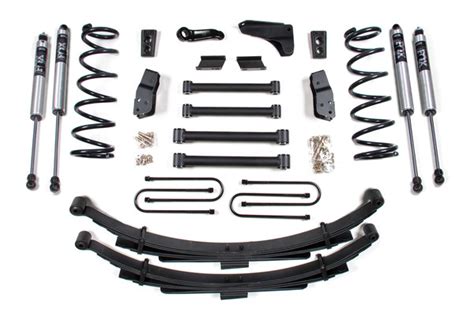 BDS 6-Inch Lift Kit | FOX 2.0 Shocks | Leaf Springs + 3.5-Inch Axle Block | Ram 2500/3500 4WD Diesel 2008 Only | SKU: 680FS