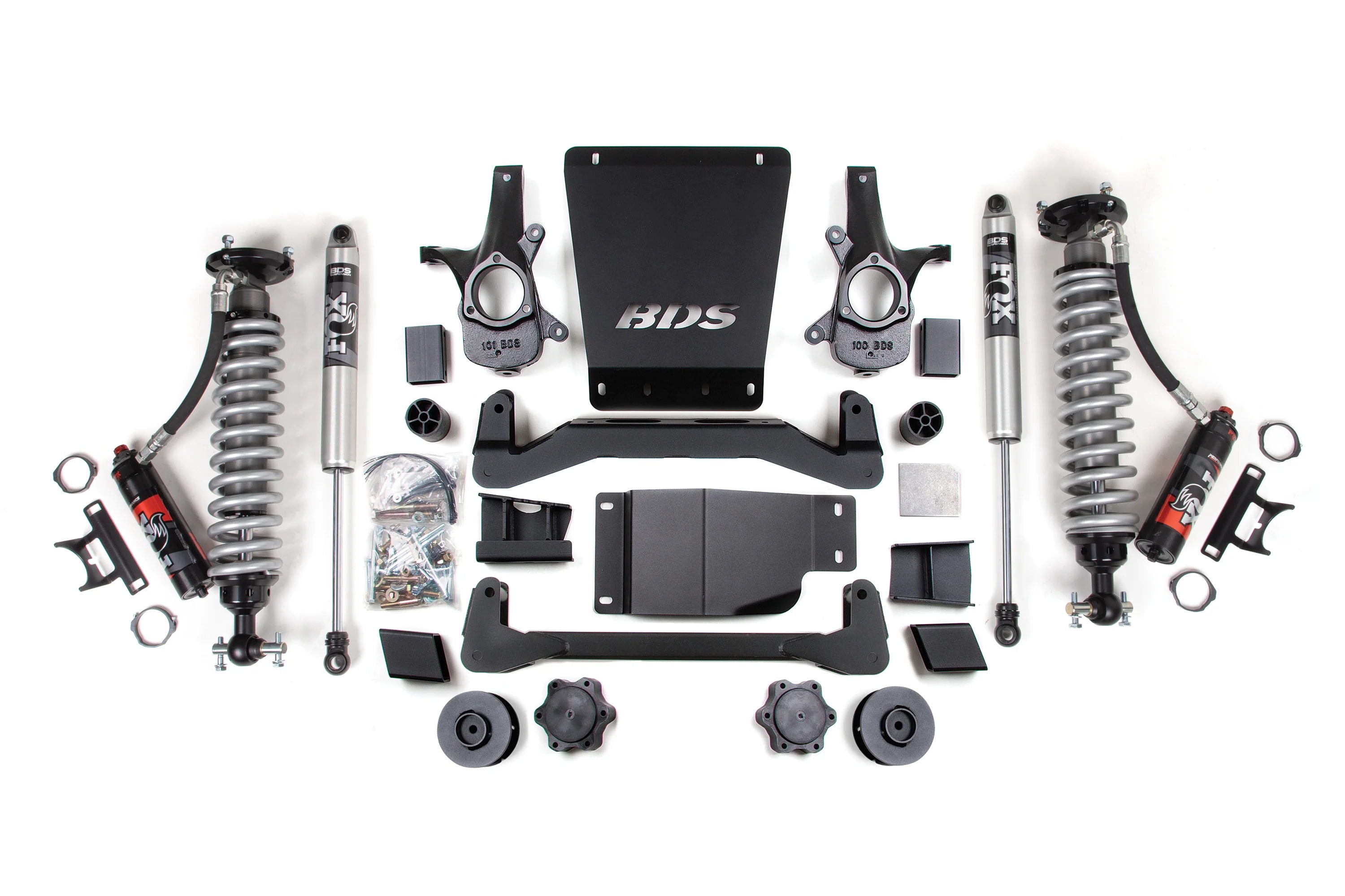 BDS 4-Inch Lift Kit | FOX 2.5 PE 3-Inch Coil-Overs | FOX PE Rear Shocks | Avalanche/Suburban/Tahoe/Yukon 1500 4WD 2007-2014