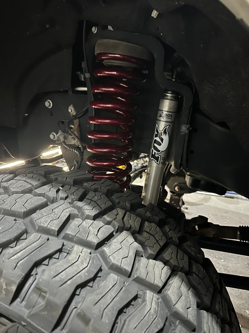 BDS Suspension 6" 4-Link Conversion Lift Kit | Diesel Pro-Ride Coils | HD 4-Link Arms | T-Case Indexing Ring | 6" Front / 5" Rear | 2017–2019 Ford F-250 / F-350 Super Duty 4WD Diesel | SKU: BDS1527FS