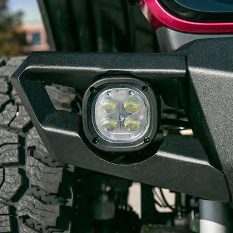 Rock Slide Engineering Mid Front & Rear Bumper Combo 4-Door Aluminum 2018-2025 Jeep Gladiator JT / 2018-2025 Jeep Wrangler JL