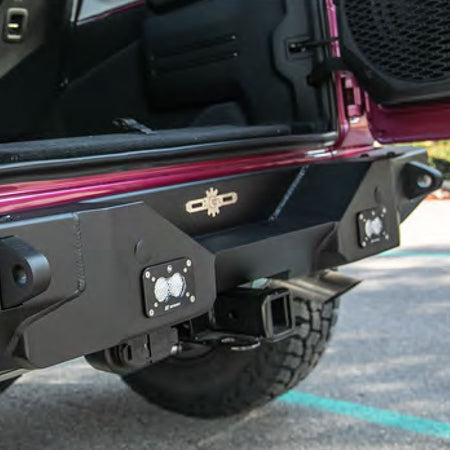 Rock Slide Engineering Mid Front & Rear Bumper Combo 4-Door Aluminum 2018-2025 Jeep Gladiator JT / 2018-2025 Jeep Wrangler JL