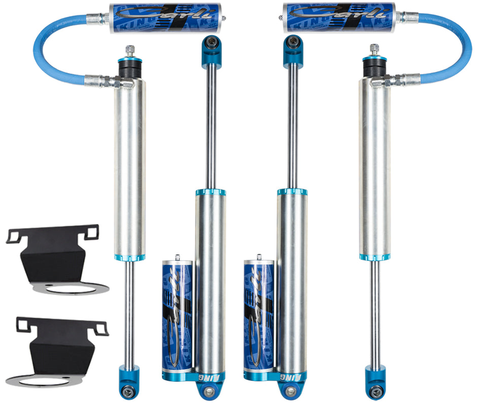 Carli King 2.5" Remote Reservoir Shock Package | Pintop-Level Tune | Front and Rear | 2.5" Leveling | 2013–2019 Ram 3500 Diesel 4WD SRW | SKU: CS-DPT25SPKG-LVL-1319-D