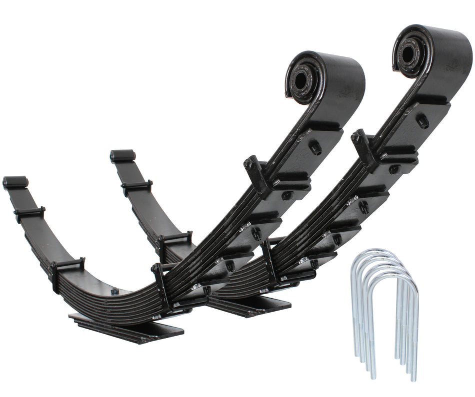 Carli HD Full Progressive Rear Leaf Spring Kit | +1,000 lb Constant Load | 1" Rear Lift | 4.5"/5.5" Lift System Compatible | Carli Shocks Required | 2017–2023 Ford F-250 / F-350 Diesel 4WD | SKU: CS-FFSP-17-HD