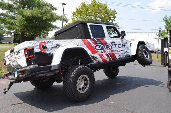 Clayton Off Road Overland+ Long Rear Lower Control Arms for 2020-2026 Jeep Gladiator JT