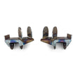 Clayton Off Road Rear 4-Link Frame Brackets for 2004-2006 Jeep Wrangler Unlimited LJ