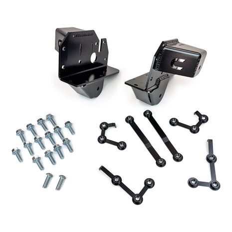 Clayton Off Road Bolt-On Rear Long Arm Frame Brackets for 2007-2018 Jeep Wrangler JK