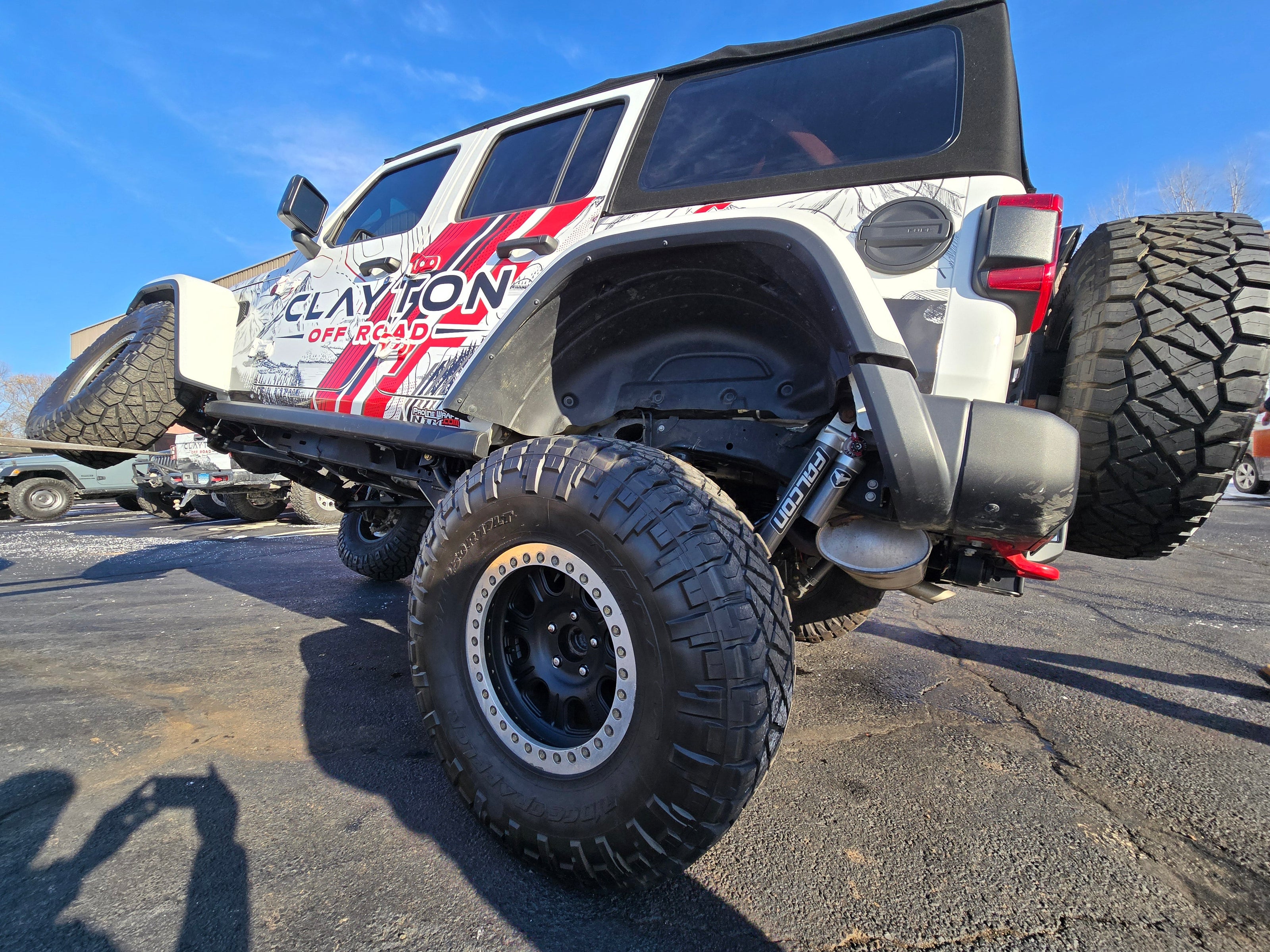 Clayton Off Road Rear Long Arm Frame Brackets for 2018-2026 Jeep Wrangler JL