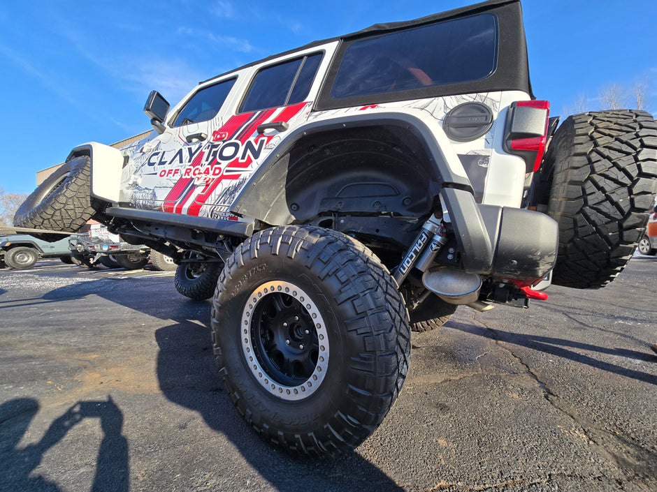 Clayton Off Road Rear Long Arm Frame Brackets for 2018-2026 Jeep Wrangler JL