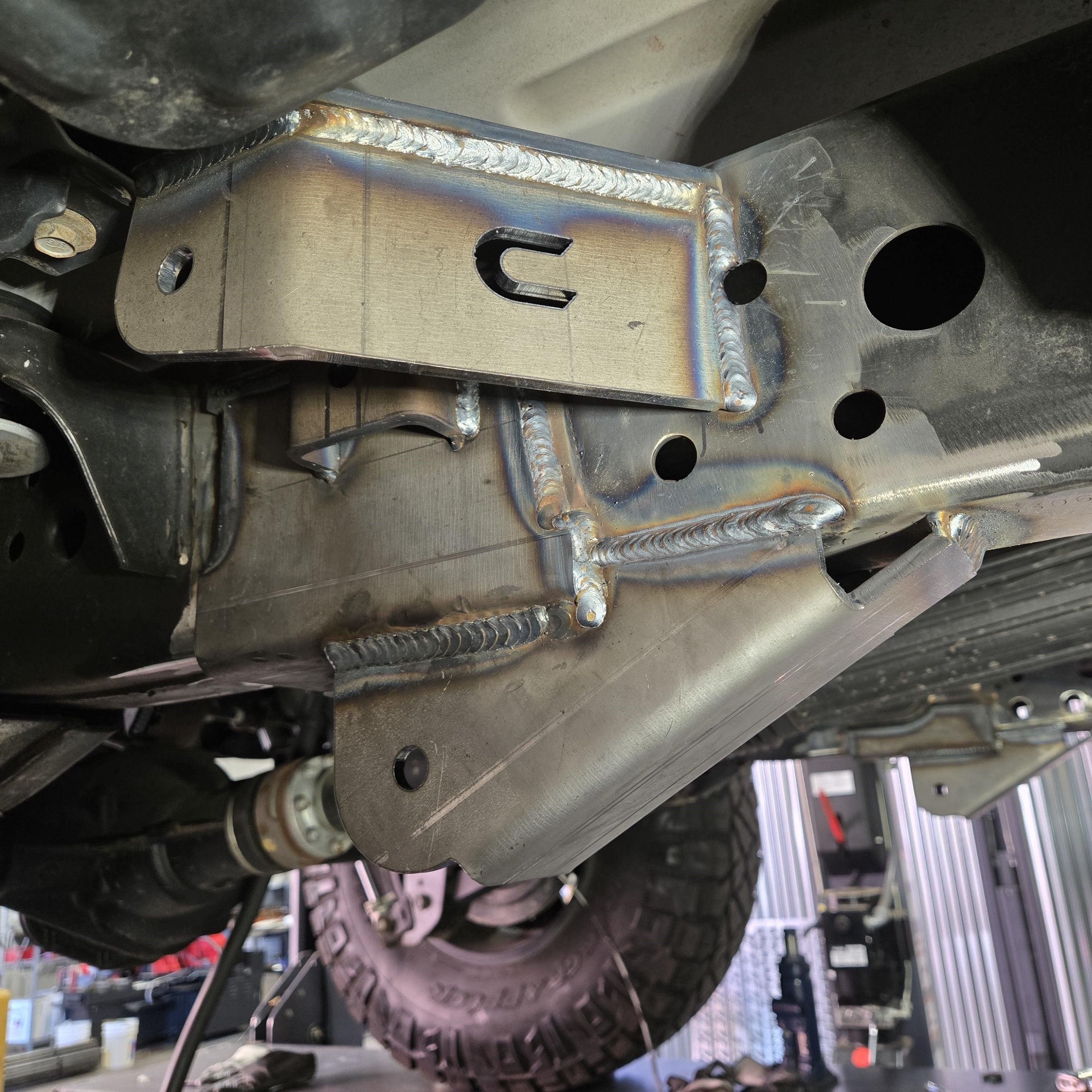 Clayton Off Road Rear Long Arm Frame Brackets for 2018-2026 Jeep Wrangler JL