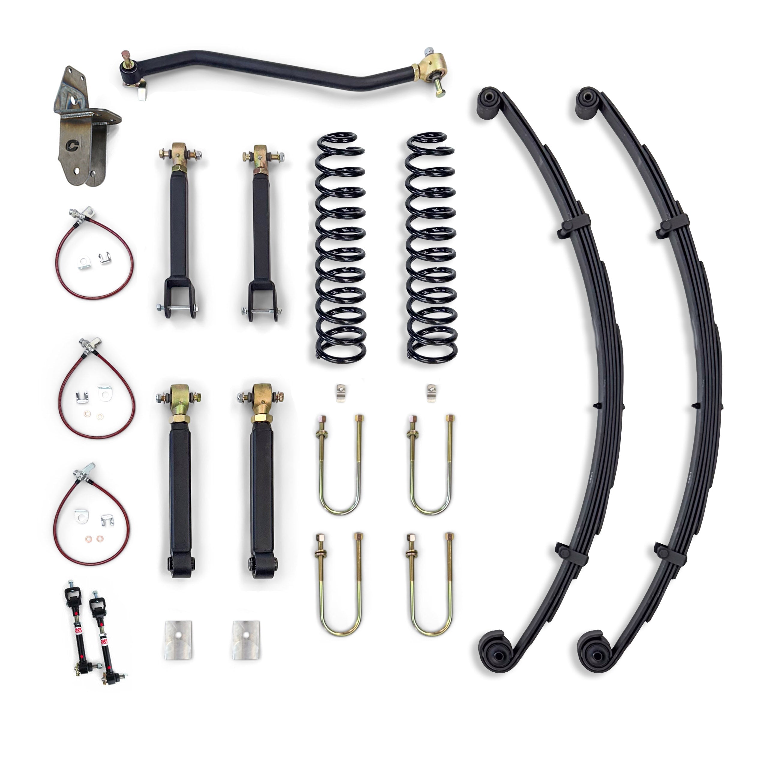 Clayton Off Road Premium 4.5 Inch Short Arm Suspension Lift Kit for 1984-2001 Jeep Cherokee XJ