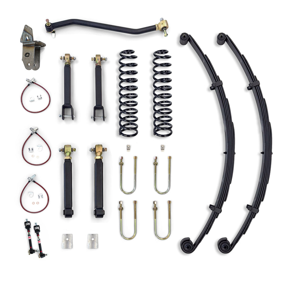 Clayton Off Road Premium 4.5 Inch Short Arm Suspension Lift Kit for 1984-2001 Jeep Cherokee XJ