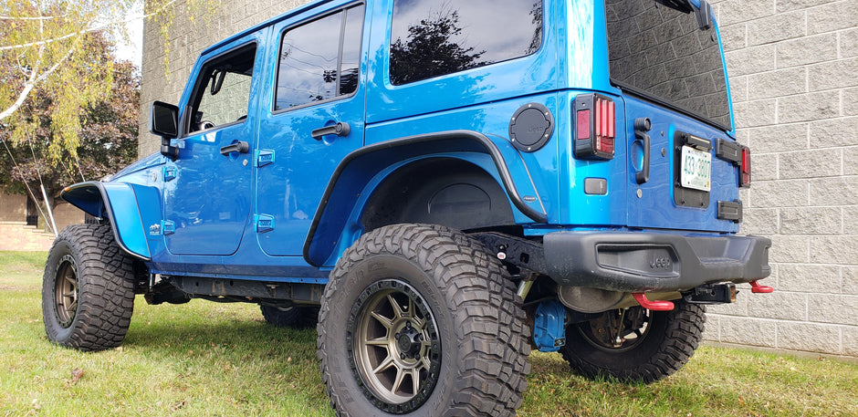 Clayton Off Road Overland+ 4.5 Inch Short Arm Suspension Lift Kit for 2007-2018 Jeep Wrangler JK 2-Door and 4-Door
