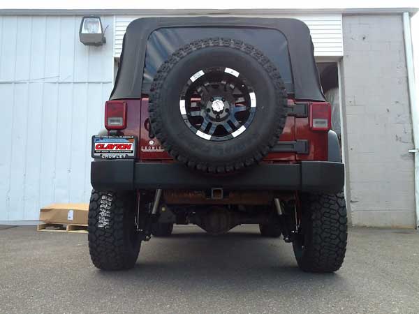 Clayton Off Road Ride Right+ 3.5 Inch Short Arm Suspension Lift Kit for 2007-2018 Jeep Wrangler JK 4-Door
