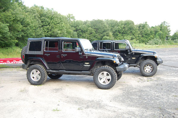 Clayton Off Road Ride Right+ 3.5 Inch Short Arm Suspension Lift Kit for 2007-2018 Jeep Wrangler JK 4-Door
