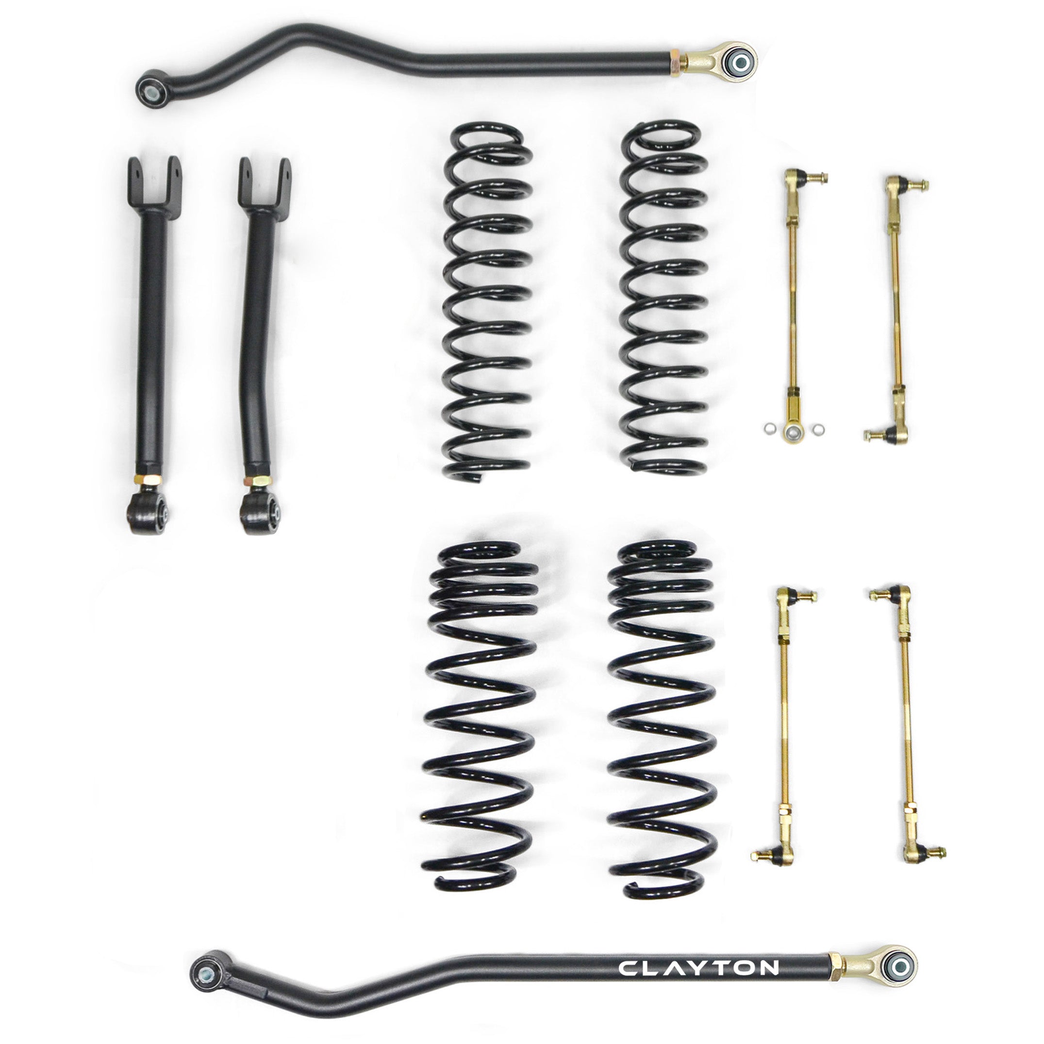 Clayton Off Road Ride Right+ 1.5 Inch Short Arm Suspension Lift Kit for 2021-2026 Jeep Wrangler JL 392