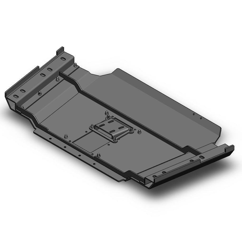 Clayton Off Road 2-Piece Transfer Case Skid Plate for 1997-2006 Jeep Wrangler TJ/LJ