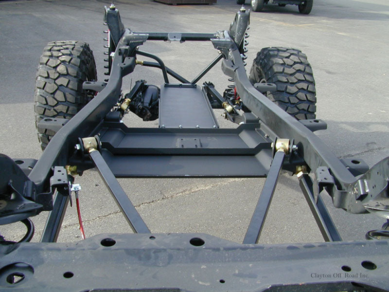 Clayton Off Road 2-Piece Transfer Case Skid Plate for 1997-2006 Jeep Wrangler TJ/LJ