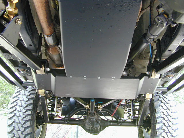 Clayton Off Road 2-Piece Transfer Case Skid Plate for 1997-2006 Jeep Wrangler TJ/LJ