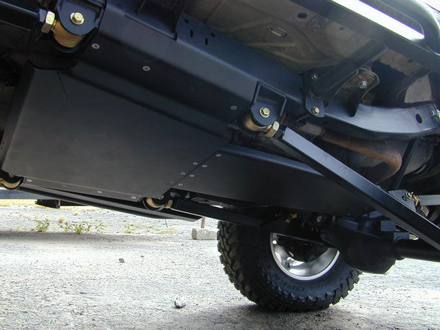 Clayton Off Road 2-Piece Transfer Case Skid Plate for 1997-2006 Jeep Wrangler TJ/LJ