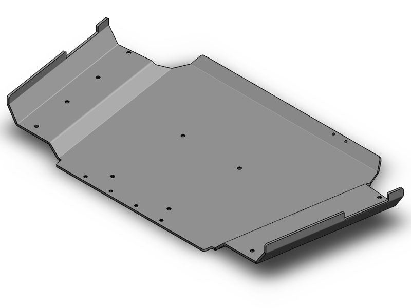 Clayton Off Road 2-Piece Transfer Case Skid Plate for 1997-2006 Jeep Wrangler TJ/LJ