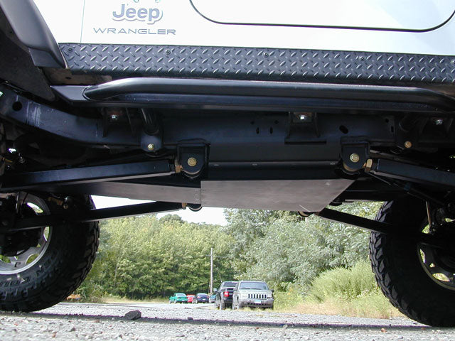 Clayton Off Road 2-Piece Transfer Case Skid Plate for 1997-2006 Jeep Wrangler TJ/LJ