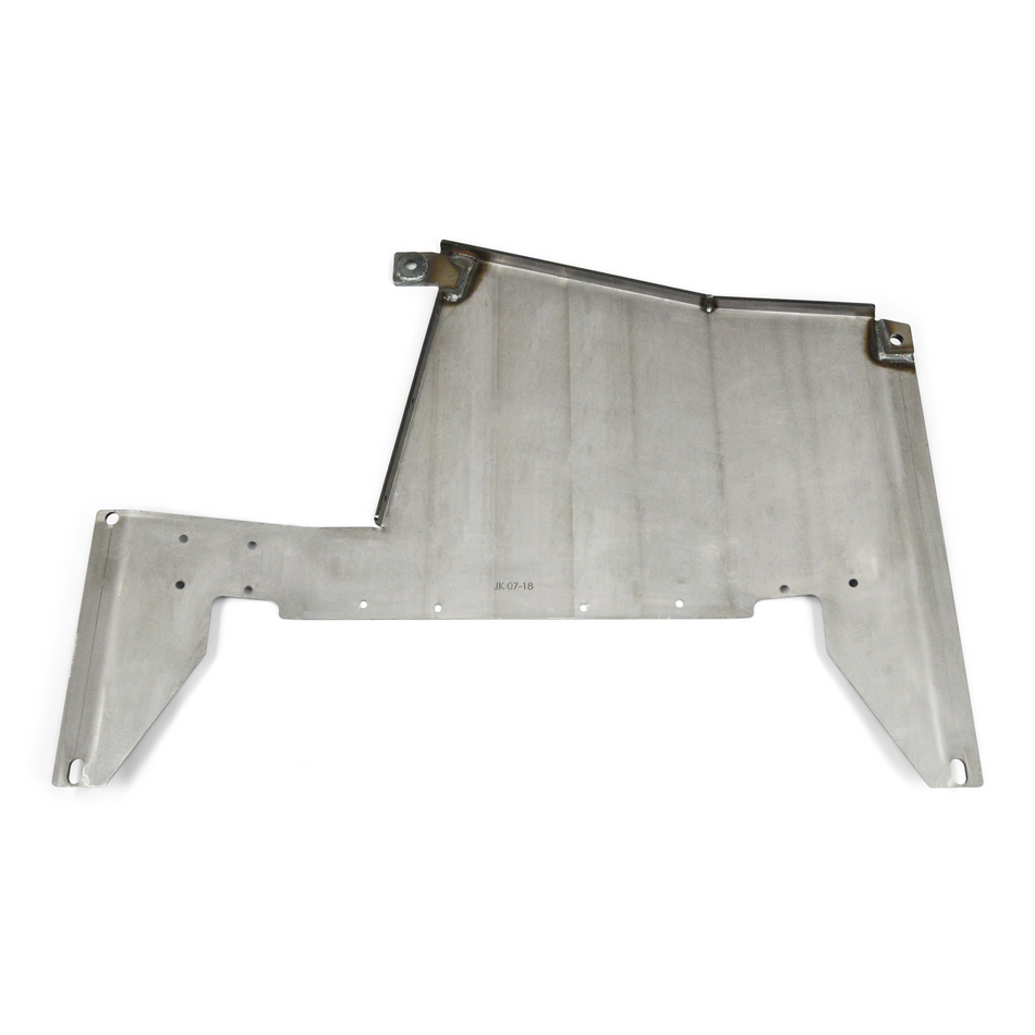 Clayton Off Road Transfer Case Skid Plate | 1/4" CNC Laser-Cut Steel | Plate Only | Covers Transfer Case and Clayton Crossmember | Clayton Long Arm or HD Crossmember Required | 2007–2018 Jeep Wrangler JK (2-Door and 4-Door) | SKU: COR-4108114