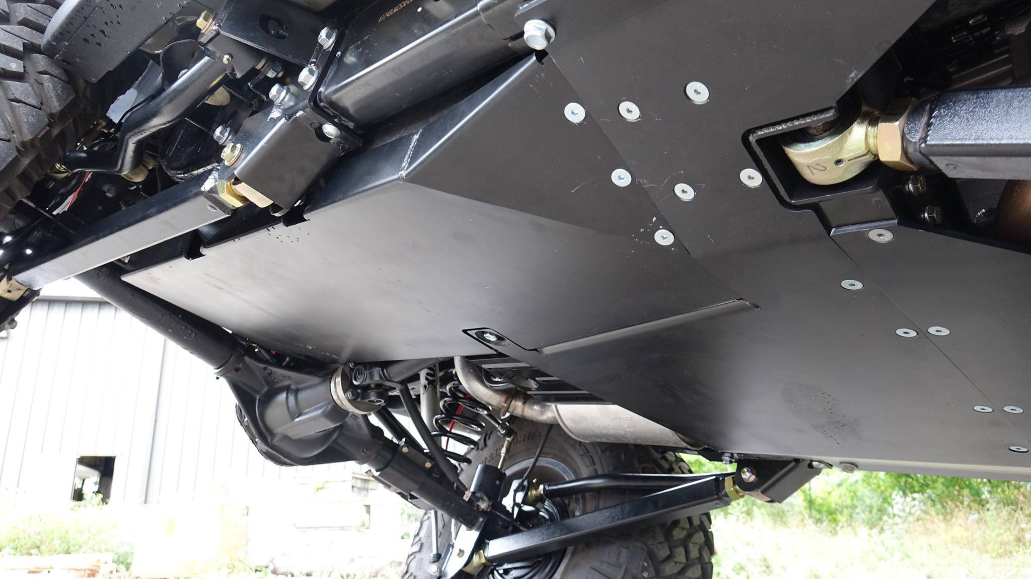 Clayton Off Road Gas Tank Skid Plate for 2007-2018 Jeep Wrangler JK 2-Door