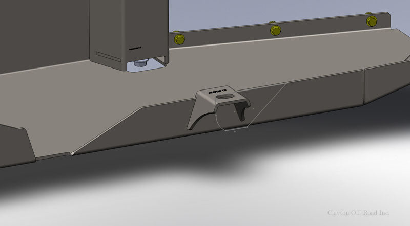 Clayton Off Road Gas Tank Skid Plate for 2007-2018 Jeep Wrangler JK 2-Door