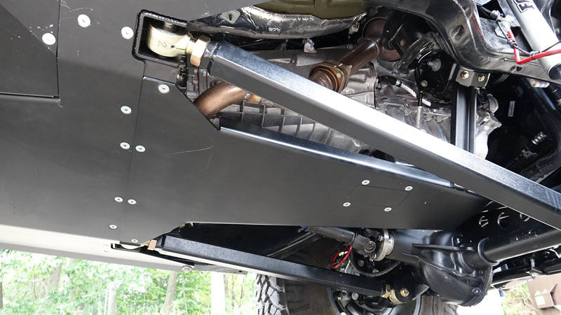 Clayton Off Road Engine Skid Plate for 2007-2018 Jeep Wrangler JK Long Arm Kit
