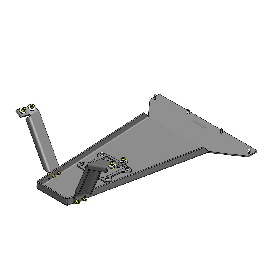 Clayton Off Road Engine Skid Plate for 2007-2018 Jeep Wrangler JK Long Arm Kit