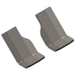 Clayton Off Road Front Lower Control Arm Bracket Mini Skid Plates Pair for 2018-2026 Jeep Wrangler JL and 2020-2026 Gladiator JT