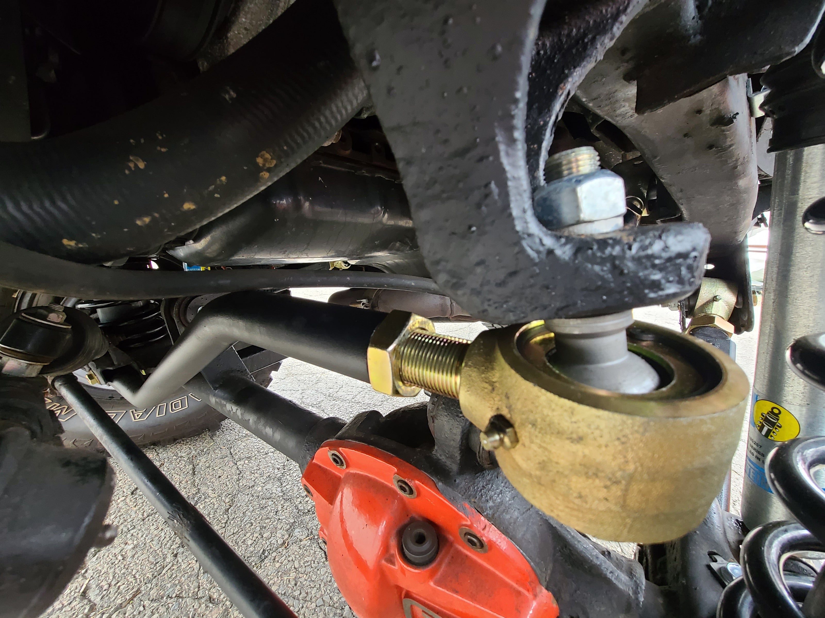 Clayton Off Road Adjustable Front Track Bar 5/8 Frame Version for Jeep Wrangler TJ LJ and Cherokee XJ Grand Cherokee ZJ