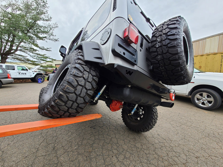 Clayton Off Road Adjustable Rear Track Bar for 1997-2006 Jeep Wrangler TJ and LJ Unlimited
