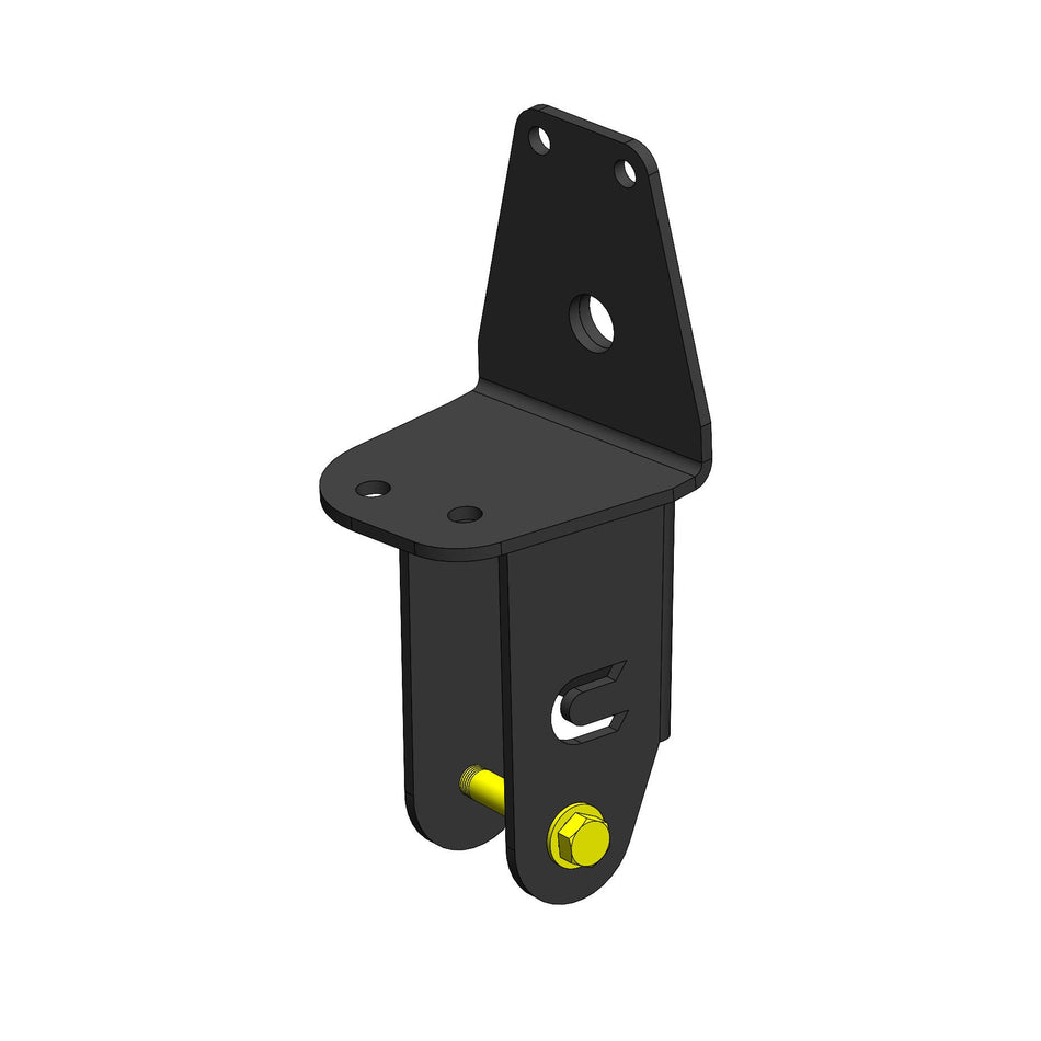 Clayton Off Road Front Track Bar Drop Bracket | Lowers Frame-Side Mount | Corrects Track Bar Angle at Lift | Bolt-On | 1984–2001 Jeep Cherokee XJ / 1993–1998 Grand Cherokee ZJ | SKU: COR-4500410