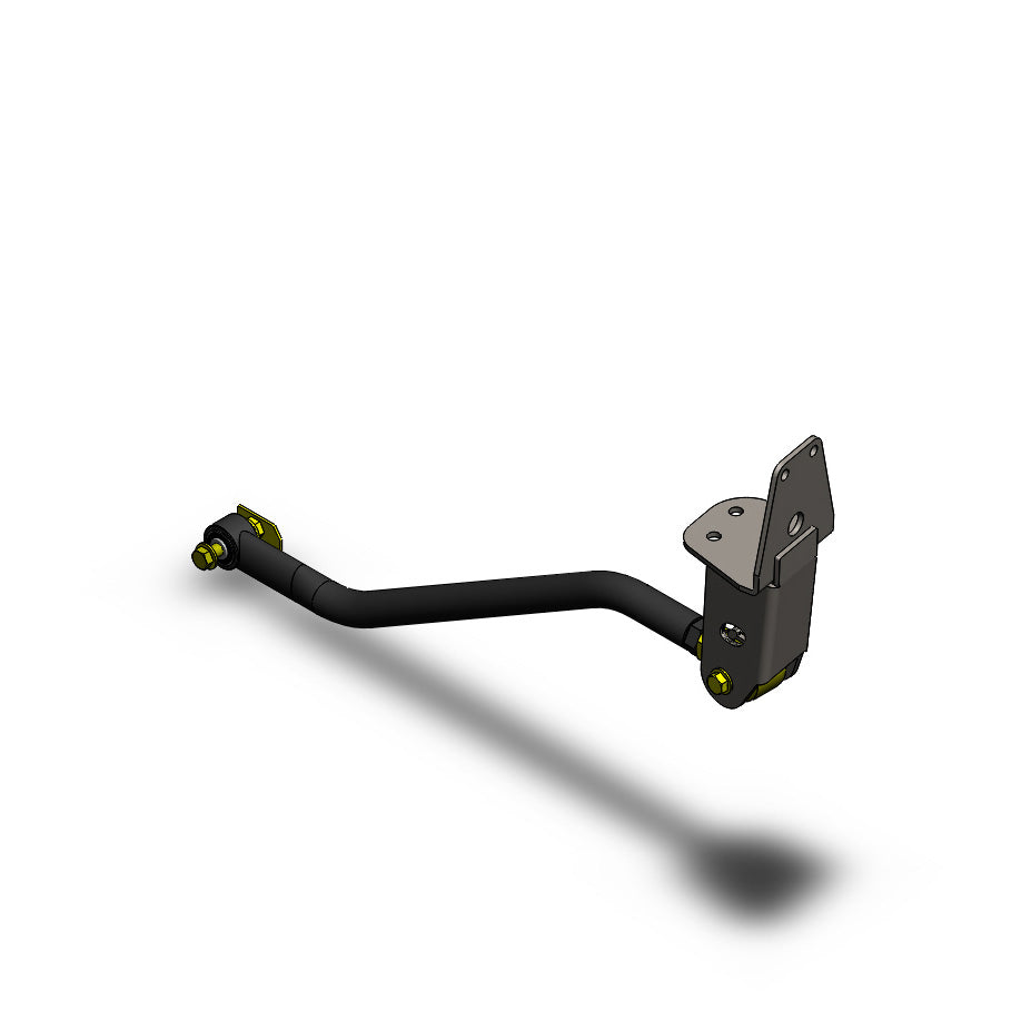 Clayton Off Road Adjustable Front Track Bar with Drop Bracket for 1984-2001 Jeep Cherokee XJ and 1993-1998 Grand Cherokee ZJ