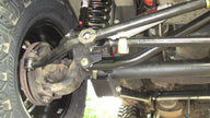 Clayton Off Road Adjustable Front Track Bar with Drop Bracket for 1984-2001 Jeep Cherokee XJ and 1993-1998 Grand Cherokee ZJ